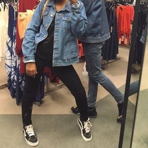 Oversized Denim Jean Jacket